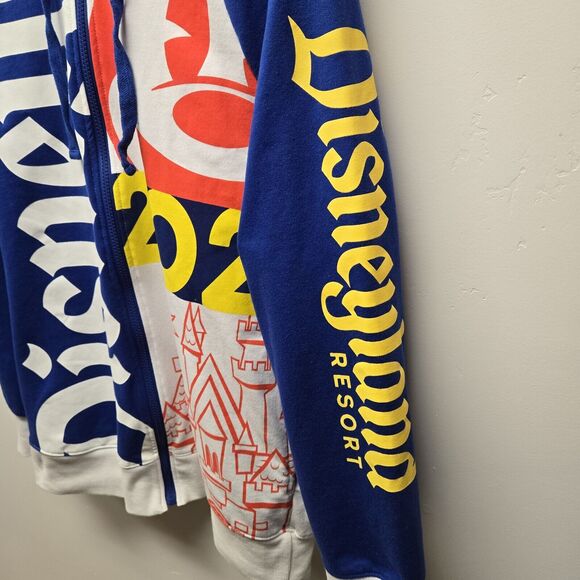 Disneyland Resort Disney FullZip Mickey Mouse Hoodie Sweater sz Lg Spirit Jersey - Picture 3 of 6